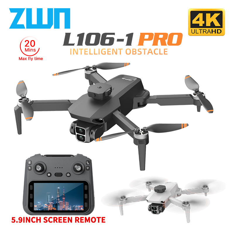 Drone Kit Professional - L106-1PRO GPS Drone profesional con pantalla